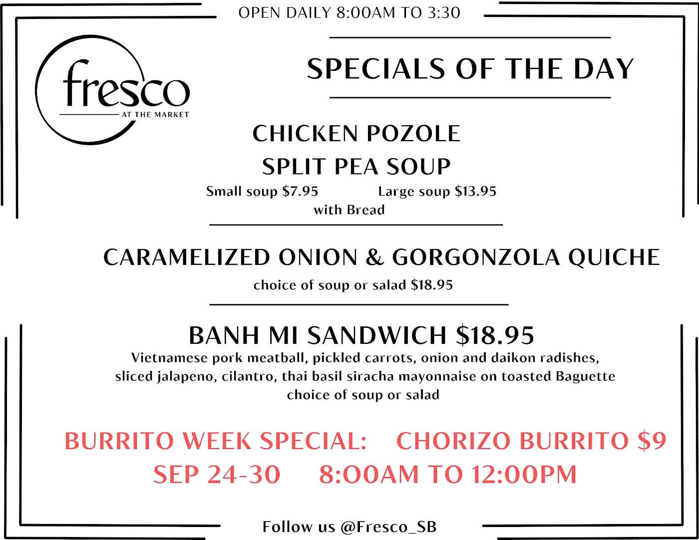 THUR SEP 24